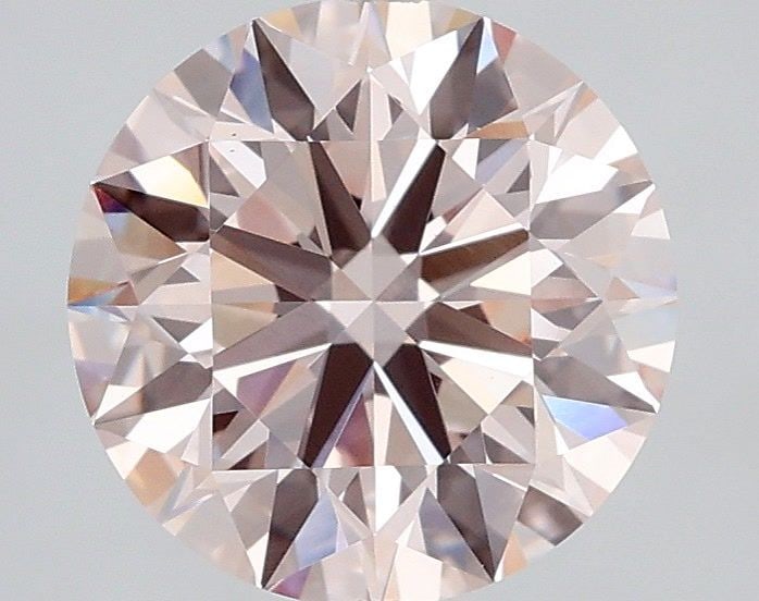Ideal Loose Diamond - ROUND 2.01ct Fancy Pink VS1: Ideal Loose Diamond - ROUND 2.01ct Fancy Pink VS1 Source: This is a real non-mined Diamond that has been grown in a lab Shape: ROUND Carats: 2.01 Color: Fancy Pink Certification: IGI Video: