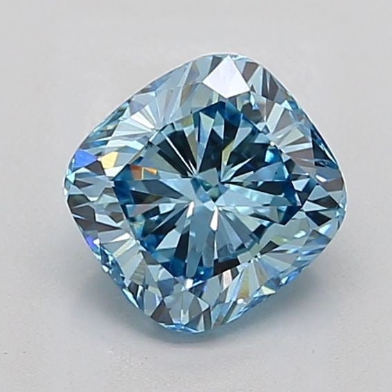 Loose Diamond - CUSHION MODIFIED 2.08ct Fancy Vivid Blue VS1: Loose Diamond - CUSHION MODIFIED 2.08ct Fancy Vivid Blue VS1 Source: This is a real non-mined Diamond that has been grown in a lab Shape: CUSHION MODIFIED Carats: 2.08 Color: Fancy Vivid Blue Certific