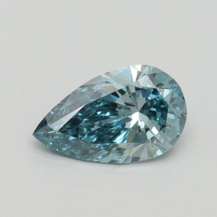 Loose Diamond - PEAR 0.4ct Fancy Intense Blue VVS2: Loose Diamond - PEAR 0.4ct Fancy Intense Blue VVS2 Source: This is a real non-mined Diamond that has been grown in a lab Shape: PEAR Carats: 0.4 Color: Fancy Intense Blue Certification: IGI Video:
