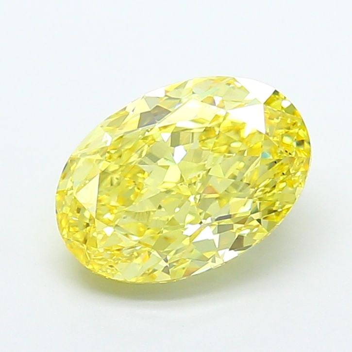 Loose Diamond - OVAL 4.27ct Fancy Intense Yellow VS2: Loose Diamond - OVAL 4.27ct Fancy Intense Yellow VS2 Source: This is a real non-mined Diamond that has been grown in a lab Shape: OVAL Carats: 4.27 Color: Fancy Intense Yellow Certification: IGI