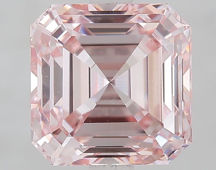 Loose Diamond - ASSCHER 3.0ct Fancy Pink VVS2: Loose Diamond - ASSCHER 3.0ct Fancy Pink VVS2 Source: This is a real non-mined Diamond that has been grown in a lab Shape: ASSCHER Carats: 3.0 Color: Fancy Pink Certification: IGI Video: Video Link