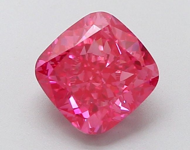 Loose Diamond - CUSHION MODIFIED 1.56ct Fancy Vivid Pink VVS2: Loose Diamond - CUSHION MODIFIED 1.56ct Fancy Vivid Pink VVS2 Source: This is a real non-mined Diamond that has been grown in a lab Shape: CUSHION MODIFIED Carats: 1.56 Color: Fancy Vivid Pink