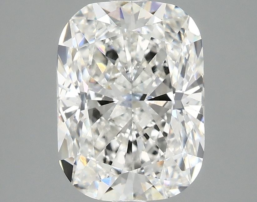 Loose Diamond - CUSHION MODIFIED 2.42ct F VVS2: Loose Diamond - CUSHION MODIFIED 2.42ct F VVS2 Source: This is a real non-mined Diamond that has been grown in a lab Shape: CUSHION MODIFIED Carats: 2.42 Color: F Clarity: VVS2 Certification: IGI