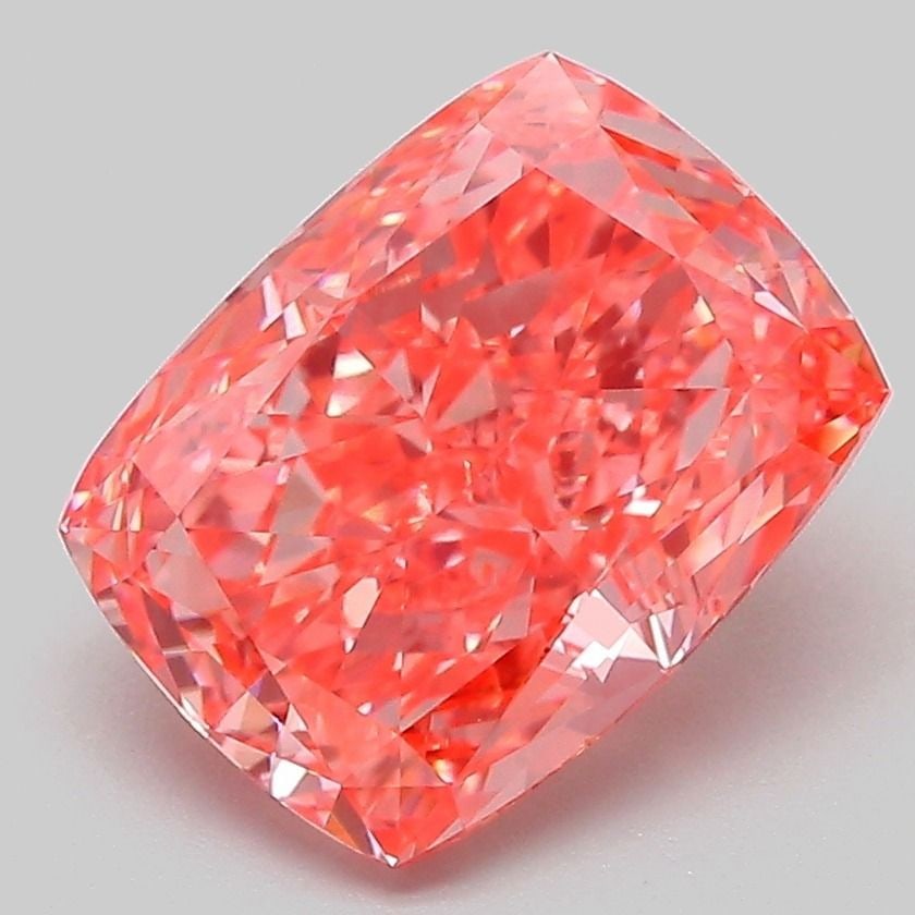 Loose Diamond - CUSHION MODIFIED 3.18ct Fancy Vivid Pink VVS2: Loose Diamond - CUSHION MODIFIED 3.18ct Fancy Vivid Pink VVS2 Source: This is a real non-mined Diamond that has been grown in a lab Shape: CUSHION MODIFIED Carats: 3.18 Color: Fancy Vivid Pink Certifi