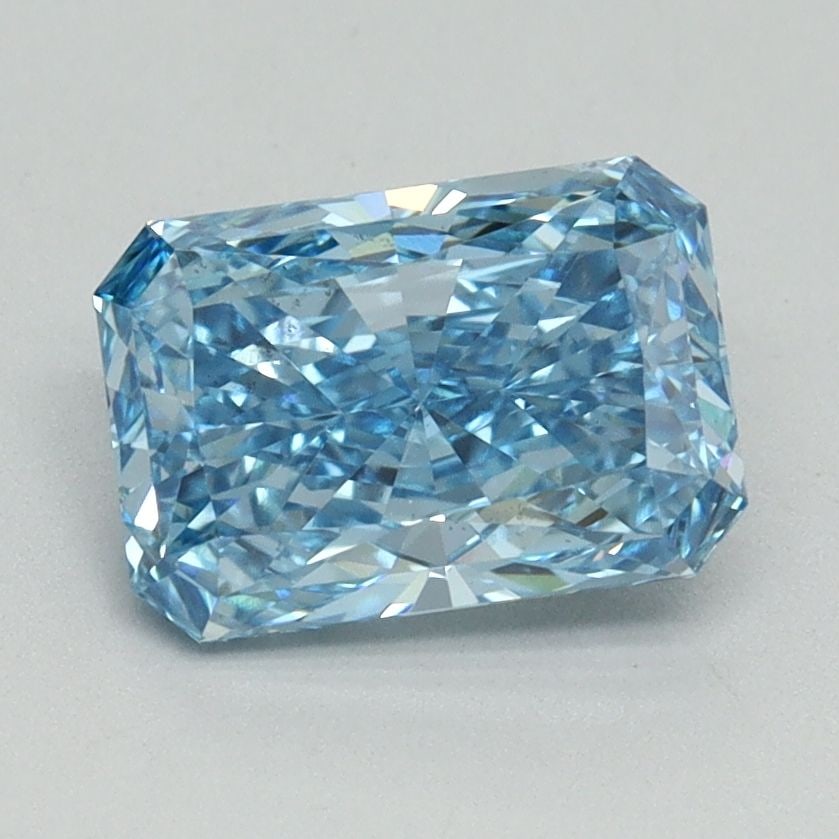 Loose Diamond - RADIANT 1.5ct Fancy Vivid Blue VS2: Loose Diamond - RADIANT 1.5ct Fancy Vivid Blue VS2 Source: This is a real non-mined Diamond that has been grown in a lab Shape: RADIANT Carats: 1.5 Color: Fancy Vivid Blue Certification: IGI Video: