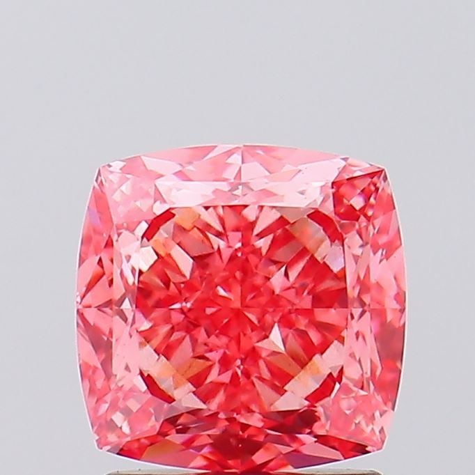 Loose Diamond - CUSHION MODIFIED 1.92ct Fancy Vivid Pink VS1: Loose Diamond - CUSHION MODIFIED 1.92ct Fancy Vivid Pink VS1 Source: This is a real non-mined Diamond that has been grown in a lab Shape: CUSHION MODIFIED Carats: 1.92 Color: Fancy Vivid Pink Certific