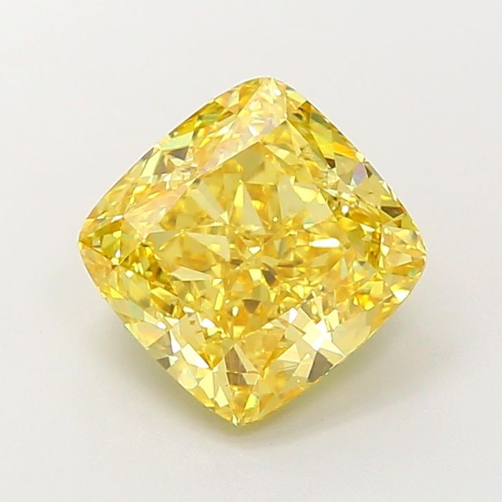Loose Diamond - CUSHION MODIFIED 4.01ct Fancy Intense Yellow VS2: Loose Diamond - CUSHION MODIFIED 4.01ct Fancy Intense Yellow VS2 Source: This is a real non-mined Diamond that has been grown in a lab Shape: CUSHION MODIFIED Carats: 4.01 Color: Fancy Intense Yellow 