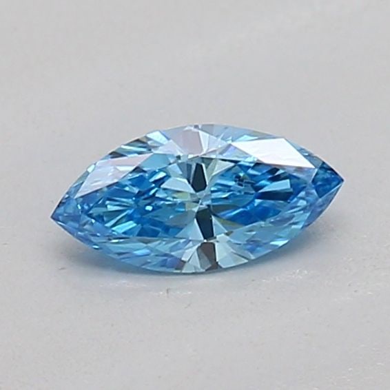 Loose Diamond - MARQUISE 0.14ct Fancy Vivid Blue VVS2: Loose Diamond - MARQUISE 0.14ct Fancy Vivid Blue VVS2 Source: This is a real non-mined Diamond that has been grown in a lab Shape: MARQUISE Carats: 0.14 Color: Fancy Vivid Blue Certification: IGI The 