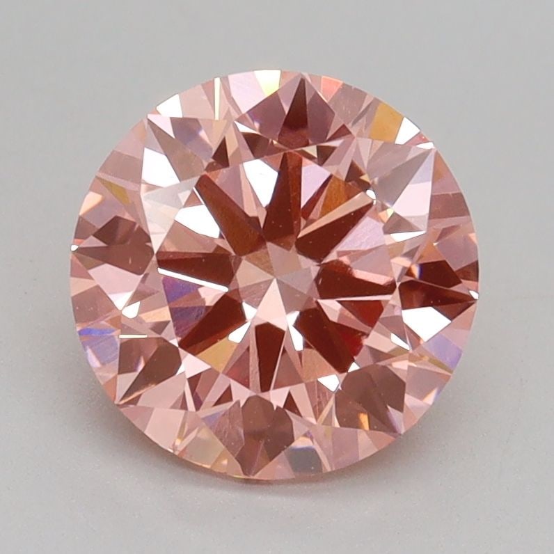 Loose Diamond - ROUND 1.81ct Fancy Intense Pink VS2: Loose Diamond - ROUND 1.81ct Fancy Intense Pink VS2 Source: This is a real non-mined Diamond that has been grown in a lab Shape: ROUND Carats: 1.81 Color: Fancy Intense Pink Certification: IGI Video: