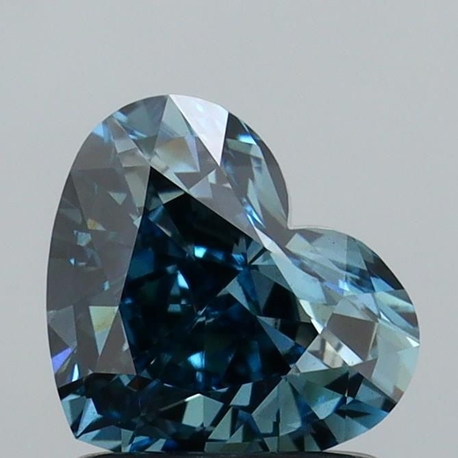 Loose Diamond - HEART 1.06ct Fancy Deep Blue VS2: Loose Diamond - HEART 1.06ct Fancy Deep Blue VS2 Source: This is a real non-mined Diamond that has been grown in a lab Shape: HEART Carats: 1.06 Color: Fancy Deep Blue Certification: IGI Video: