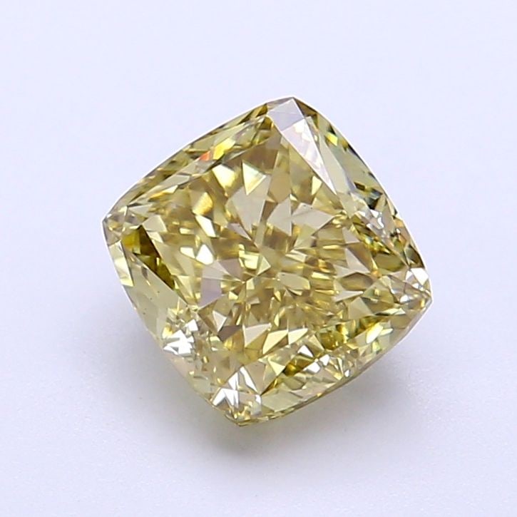 Loose Diamond - CUSHION MODIFIED 2.05ct Fancy Gray Yellow VS1: Loose Diamond - CUSHION MODIFIED 2.05ct Fancy Gray Yellow VS1 Source: This is a real non-mined Diamond that has been grown in a lab Shape: CUSHION MODIFIED Carats: 2.05 Color: Fancy Gray Yellow Certif