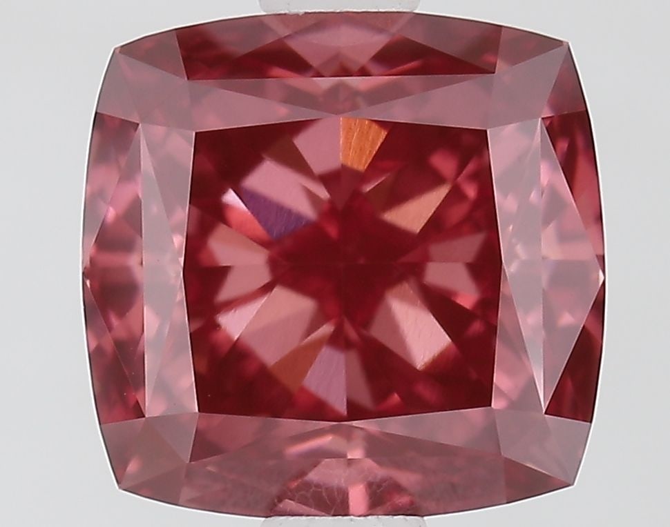 Loose Diamond - CUSHION MODIFIED 1.97ct Fancy Vivid Pink VVS2: Loose Diamond - CUSHION MODIFIED 1.97ct Fancy Vivid Pink VVS2 Source: This is a real non-mined Diamond that has been grown in a lab Shape: CUSHION MODIFIED Carats: 1.97 Color: Fancy Vivid Pink Certifi