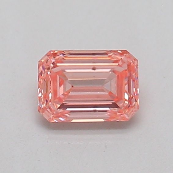 Loose Diamond - EMERALD 0.26ct Fancy Intense Pink VS1: Loose Diamond - EMERALD 0.26ct Fancy Intense Pink VS1 Source: This is a real non-mined Diamond that has been grown in a lab Shape: EMERALD Carats: 0.26 Color: Fancy Intense Pink Certification: IGI The