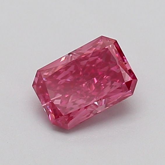 Loose Diamond - RADIANT 0.51ct Fancy Vivid Pink VS1: Loose Diamond - RADIANT 0.51ct Fancy Vivid Pink VS1 Source: This is a real non-mined Diamond that has been grown in a lab Shape: RADIANT Carats: 0.51 Color: Fancy Vivid Pink Certification: IGI Video: