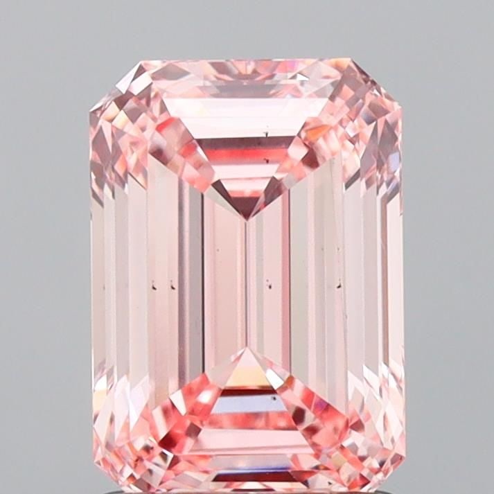 Loose Diamond - EMERALD 1.52ct Fancy Intense Pink VS2: Loose Diamond - EMERALD 1.52ct Fancy Intense Pink VS2 Source: This is a real non-mined Diamond that has been grown in a lab Shape: EMERALD Carats: 1.52 Color: Fancy Intense Pink Certification: IGI Vid