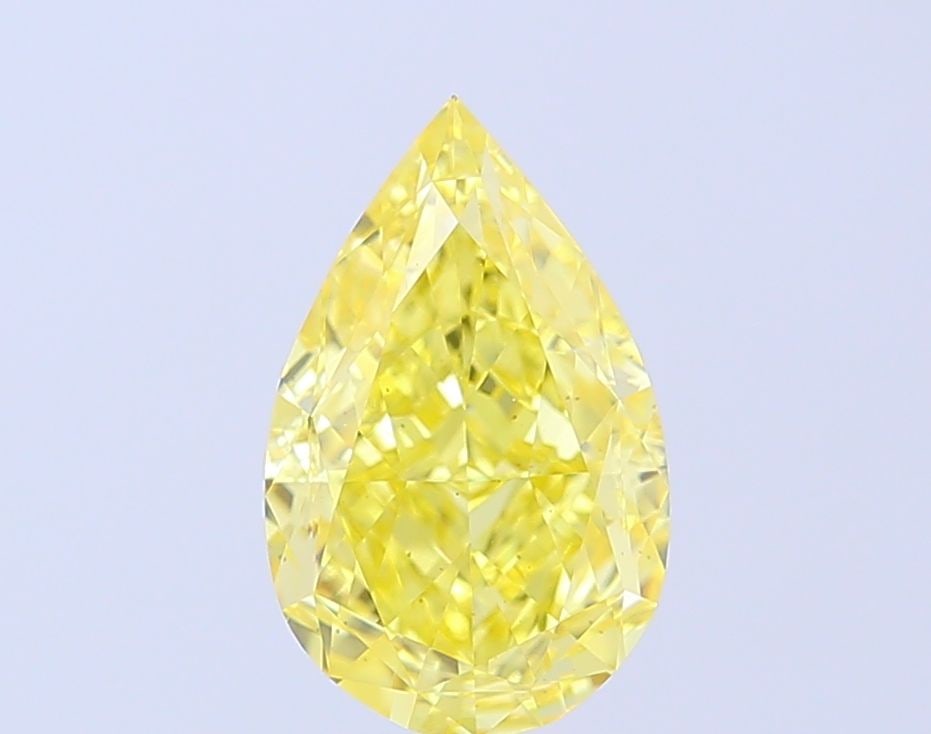 Loose Diamond - PEAR 3.01ct Fancy Intense Yellow VS2: Loose Diamond - PEAR 3.01ct Fancy Intense Yellow VS2 Source: This is a real non-mined Diamond that has been grown in a lab Shape: PEAR Carats: 3.01 Color: Fancy Intense Yellow Certification: IGI Video