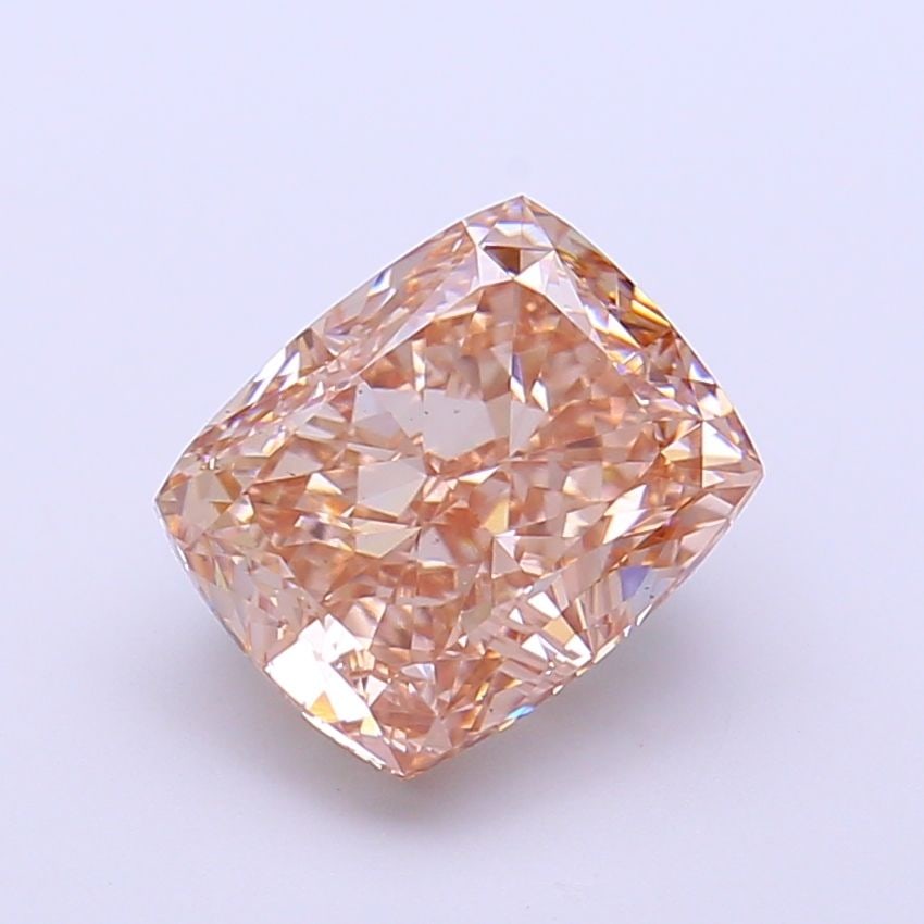 Loose Diamond - CUSHION MODIFIED 3.1ct Fancy Light Brown VS1: Loose Diamond - CUSHION MODIFIED 3.1ct Fancy Light Brown VS1 Source: This is a real non-mined Diamond that has been grown in a lab Shape: CUSHION MODIFIED Carats: 3.1 Color: Fancy Light Brown Certific