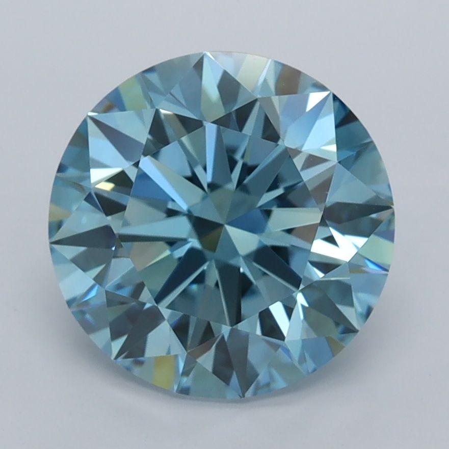 Ideal Loose Diamond - ROUND 3.02ct Fancy Vivid Blue VVS1: Ideal Loose Diamond - ROUND 3.02ct Fancy Vivid Blue VVS1 Source: This is a real non-mined Diamond that has been grown in a lab Shape: ROUND Carats: 3.02 Color: Fancy Vivid Blue Certification: IGI Vide