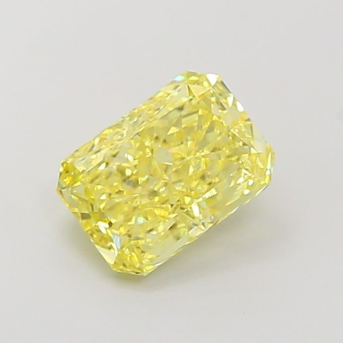 Loose Diamond - RADIANT 2.59ct Fancy Vivid Yellow VS2: Loose Diamond - RADIANT 2.59ct Fancy Vivid Yellow VS2 Source: This is a real non-mined Diamond that has been grown in a lab Shape: RADIANT Carats: 2.59 Color: Fancy Vivid Yellow Certification: IGI
