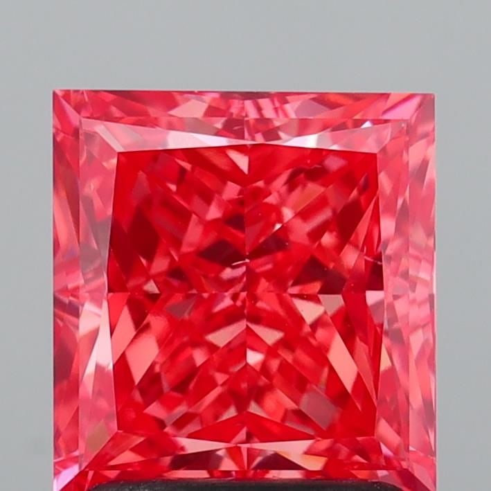Loose Diamond - PRINCESS 2.05ct Fancy Vivid Pink VS2: Loose Diamond - PRINCESS 2.05ct Fancy Vivid Pink VS2 Source: This is a real non-mined Diamond that has been grown in a lab Shape: PRINCESS Carats: 2.05 Color: Fancy Vivid Pink Certification: IGI