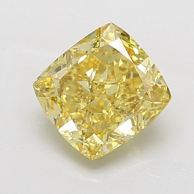 Loose Diamond - CUSHION MODIFIED 3.57ct Fancy Intense Yellow VS2: Loose Diamond - CUSHION MODIFIED 3.57ct Fancy Intense Yellow VS2 Source: This is a real non-mined Diamond that has been grown in a lab Shape: CUSHION MODIFIED Carats: 3.57 Color: Fancy Intense Yellow 