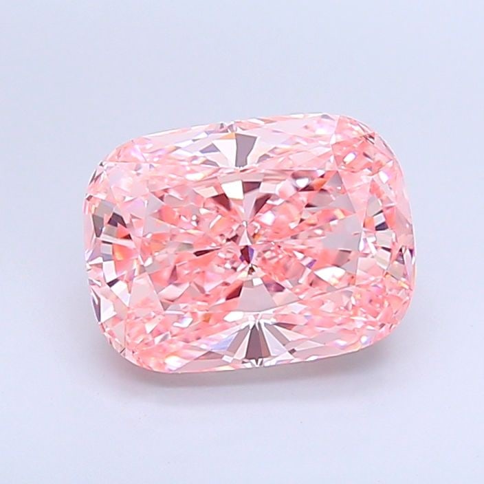Loose Diamond - CUSHION MODIFIED 5.06ct Fancy Vivid Pink VS1: Loose Diamond - CUSHION MODIFIED 5.06ct Fancy Vivid Pink VS1 Source: This is a real non-mined Diamond that has been grown in a lab Shape: CUSHION MODIFIED Carats: 5.06 Color: Fancy Vivid Pink Certific