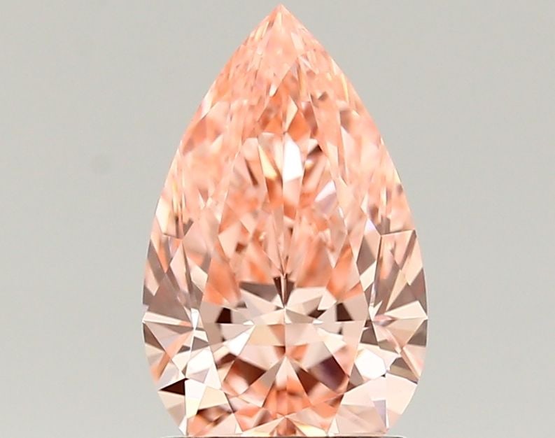 Loose Diamond - PEAR 1.27ct Fancy Vivid Pink VVS2: Loose Diamond - PEAR 1.27ct Fancy Vivid Pink VVS2 Source: This is a real non-mined Diamond that has been grown in a lab Shape: PEAR Carats: 1.27 Color: Fancy Vivid Pink Certification: IGI Video: