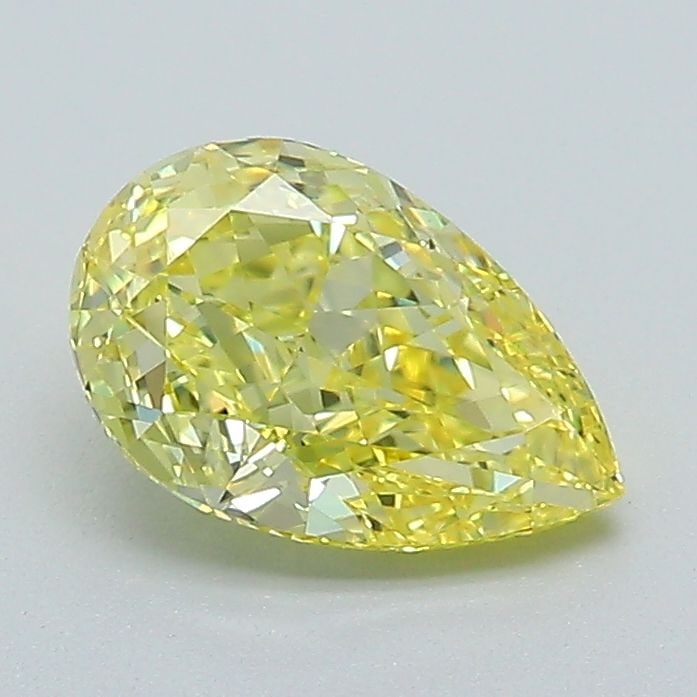 Loose Diamond - PEAR 1.13ct Fancy Intense Yellow VVS1: Loose Diamond - PEAR 1.13ct Fancy Intense Yellow VVS1 Source: This is a real non-mined Diamond that has been grown in a lab Shape: PEAR Carats: 1.13 Color: Fancy Intense Yellow Certification: IGI Vide