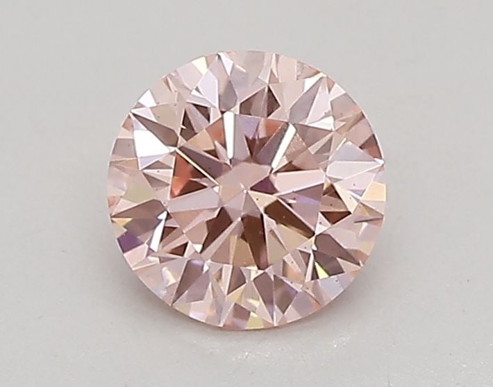 Ideal Loose Diamond - ROUND 0.5ct Fancy Pink VS2: Ideal Loose Diamond - ROUND 0.5ct Fancy Pink VS2 Source: This is a real non-mined Diamond that has been grown in a lab Shape: ROUND Carats: 0.5 Color: Fancy Pink Certification: IGI Video: