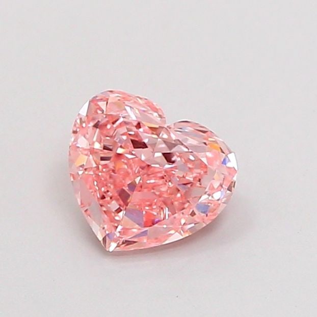 Loose Diamond - HEART 0.81ct Fancy Vivid Pink VS2: Loose Diamond - HEART 0.81ct Fancy Vivid Pink VS2 Source: This is a real non-mined Diamond that has been grown in a lab Shape: HEART Carats: 0.81 Color: Fancy Vivid Pink Certification: IGI Video: