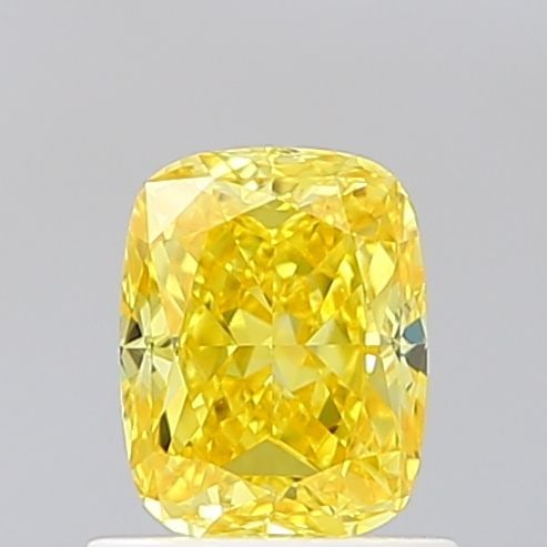 Loose Diamond - CUSHION MODIFIED 1.02ct Fancy Vivid Yellow VS1: Loose Diamond - CUSHION MODIFIED 1.02ct Fancy Vivid Yellow VS1 Source: This is a real non-mined Diamond that has been grown in a lab Shape: CUSHION MODIFIED Carats: 1.02 Color: Fancy Vivid Yellow