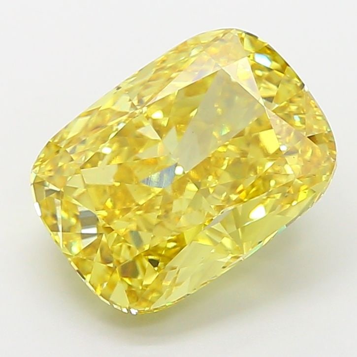 Loose Diamond - CUSHION MODIFIED 7.02ct Fancy Vivid Yellow VS2: Loose Diamond - CUSHION MODIFIED 7.02ct Fancy Vivid Yellow VS2 Source: This is a real non-mined Diamond that has been grown in a lab Shape: CUSHION MODIFIED Carats: 7.02 Color: Fancy Vivid Yellow
