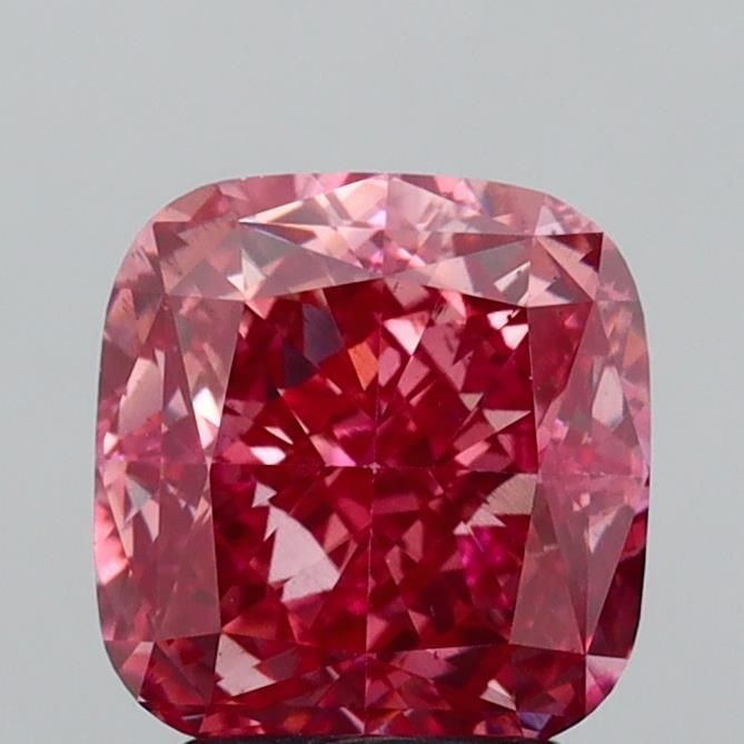Loose Diamond - CUSHION MODIFIED 3.02ct Fancy Vivid Pink VS2: Loose Diamond - CUSHION MODIFIED 3.02ct Fancy Vivid Pink VS2 Source: This is a real non-mined Diamond that has been grown in a lab Shape: CUSHION MODIFIED Carats: 3.02 Color: Fancy Vivid Pink