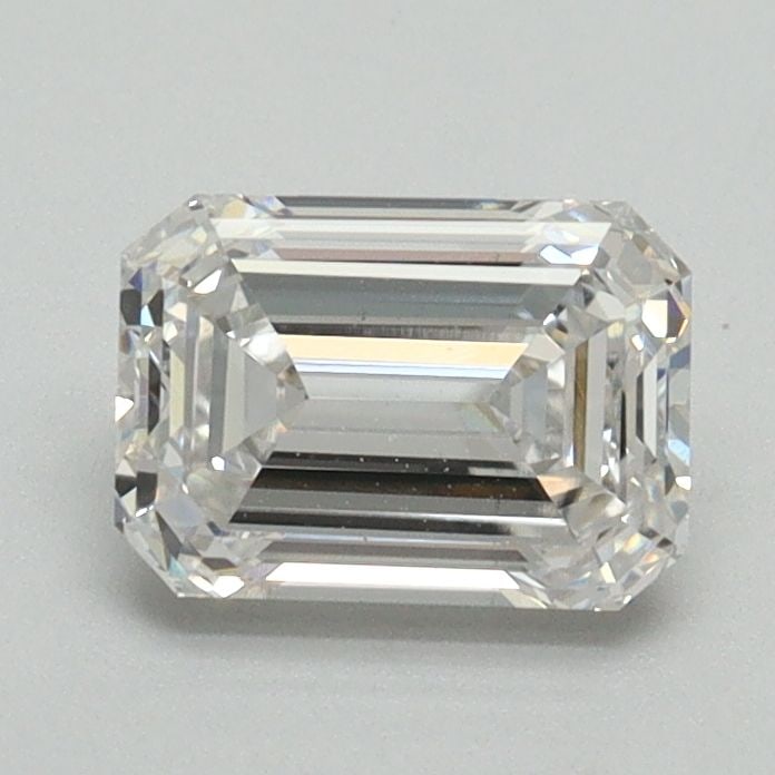 Loose Diamond - EMERALD 1.08ct F VS2: Loose Diamond - EMERALD 1.08ct F VS2 Source: This is a real non-mined Diamond that has been grown in a lab Shape: EMERALD Carats: 1.08 Color: F Clarity: VS2 Certification: NONE Video: Video Link The