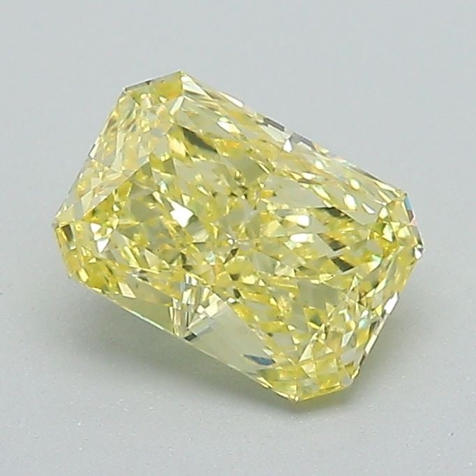 Loose Diamond - RADIANT 1.02ct Fancy Intense Yellow VS2: Loose Diamond - RADIANT 1.02ct Fancy Intense Yellow VS2 Source: This is a real non-mined Diamond that has been grown in a lab Shape: RADIANT Carats: 1.02 Color: Fancy Intense Yellow Certification: IGI