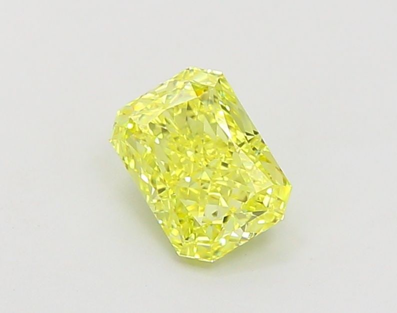 Loose Diamond - RADIANT 1.06ct Fancy Vivid Yellow VS1: Loose Diamond - RADIANT 1.06ct Fancy Vivid Yellow VS1 Source: This is a real non-mined Diamond that has been grown in a lab Shape: RADIANT Carats: 1.06 Color: Fancy Vivid Yellow Certification: IGI Vid
