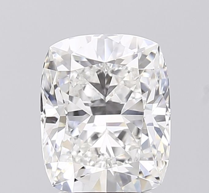 Loose Diamond - CUSHION MODIFIED 2.55ct E VVS2: Loose Diamond - CUSHION MODIFIED 2.55ct E VVS2 Source: This is a real non-mined Diamond that has been grown in a lab Shape: CUSHION MODIFIED Carats: 2.55 Color: E Clarity: VVS2 Certification: IGI Vide