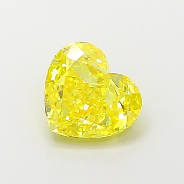 Loose Diamond - HEART 1.05ct Fancy Vivid Yellow IF: Loose Diamond - HEART 1.05ct Fancy Vivid Yellow IF Source: This is a real non-mined Diamond that has been grown in a lab Shape: HEART Carats: 1.05 Color: Fancy Vivid Yellow Certification: IGI Video: