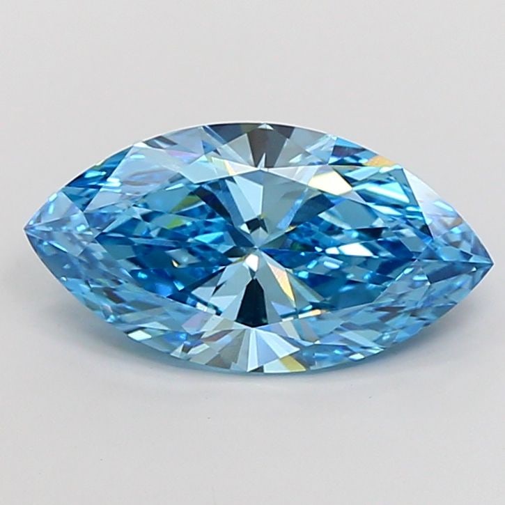 Loose Diamond - MARQUISE 4.54ct Fancy Vivid Blue VVS2: Loose Diamond - MARQUISE 4.54ct Fancy Vivid Blue VVS2 Source: This is a real non-mined Diamond that has been grown in a lab Shape: MARQUISE Carats: 4.54 Color: Fancy Vivid Blue Certification: IGI Vide