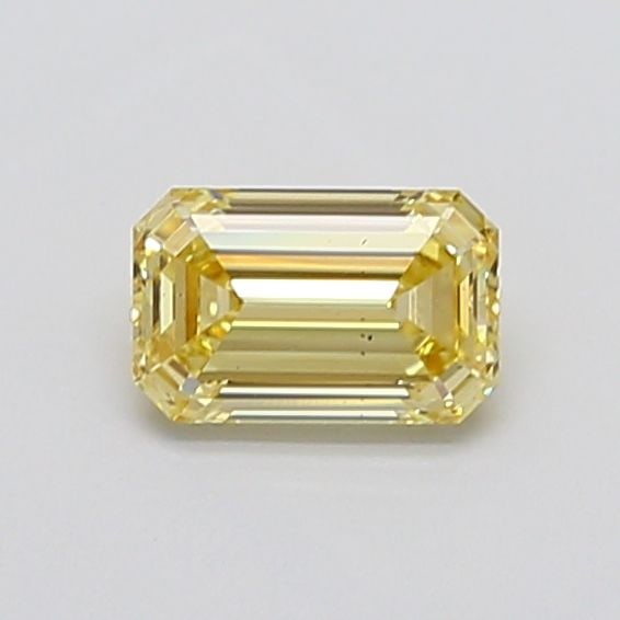 Loose Diamond - EMERALD 1.06ct Fancy Light Yellow VS2: Loose Diamond - EMERALD 1.06ct Fancy Light Yellow VS2 Source: This is a real non-mined Diamond that has been grown in a lab Shape: EMERALD Carats: 1.06 Color: Fancy Light Yellow Certification: IGI Vid