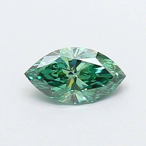 Loose Diamond - MARQUISE 0.43ct Fancy Vivid Green VS1: Loose Diamond - MARQUISE 0.43ct Fancy Vivid Green VS1 Source: This is a real non-mined Diamond that has been grown in a lab Shape: MARQUISE Carats: 0.43 Color: Fancy Vivid Green Certification: NONE Vi