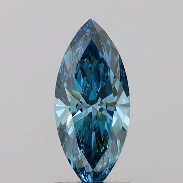 Loose Diamond - MARQUISE 1.03ct Fancy Vivid Blue VS1: Loose Diamond - MARQUISE 1.03ct Fancy Vivid Blue VS1 Source: This is a real non-mined Diamond that has been grown in a lab Shape: MARQUISE Carats: 1.03 Color: Fancy Vivid Blue Certification: IGI Video