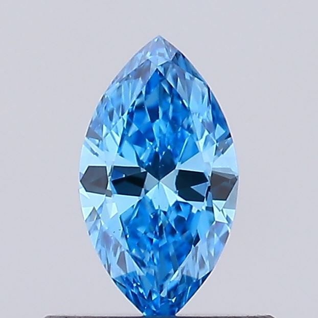 Loose Diamond - MARQUISE 0.34ct Fancy Vivid Blue VVS2: Loose Diamond - MARQUISE 0.34ct Fancy Vivid Blue VVS2 Source: This is a real non-mined Diamond that has been grown in a lab Shape: MARQUISE Carats: 0.34 Color: Fancy Vivid Blue Certification: NONE Vid