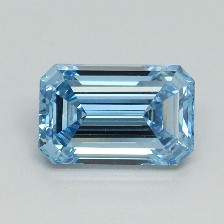 Loose Diamond - EMERALD 1.01ct Fancy Intense Blue VVS2: Loose Diamond - EMERALD 1.01ct Fancy Intense Blue VVS2 Source: This is a real non-mined Diamond that has been grown in a lab Shape: EMERALD Carats: 1.01 Color: Fancy Intense Blue Certification: IGI Vi
