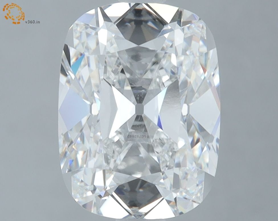 Loose Diamond - CUSHION BRILLIANT 2.5ct E VVS2: Loose Diamond - CUSHION BRILLIANT 2.5ct E VVS2 Source: This is a real non-mined Diamond that has been grown in a lab Shape: CUSHION BRILLIANT Carats: 2.5 Color: E Clarity: VVS2 Certification: IGI The 