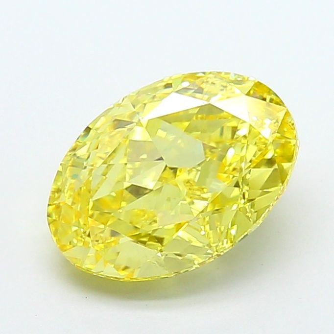 Loose Diamond - OVAL 3.85ct Fancy Vivid Yellow VS2: Loose Diamond - OVAL 3.85ct Fancy Vivid Yellow VS2 Source: This is a real non-mined Diamond that has been grown in a lab Shape: OVAL Carats: 3.85 Color: Fancy Vivid Yellow Certification: IGI Video: