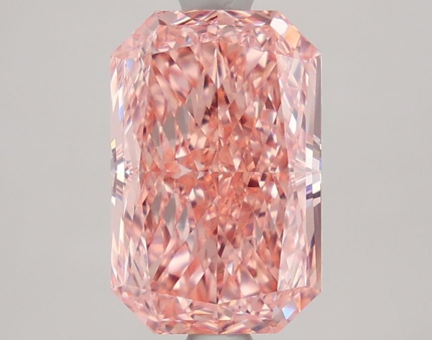Loose Diamond - RADIANT 2.53ct Fancy Vivid Pink VVS2: Loose Diamond - RADIANT 2.53ct Fancy Vivid Pink VVS2 Source: This is a real non-mined Diamond that has been grown in a lab Shape: RADIANT Carats: 2.53 Color: Fancy Vivid Pink Certification: IGI Video: