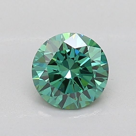 Loose Diamond - ROUND 0.51ct Fancy Vivid Green VS1: Loose Diamond - ROUND 0.51ct Fancy Vivid Green VS1 Source: This is a real non-mined Diamond that has been grown in a lab Shape: ROUND Carats: 0.51 Color: Fancy Vivid Green Certification: IGI The Diamo