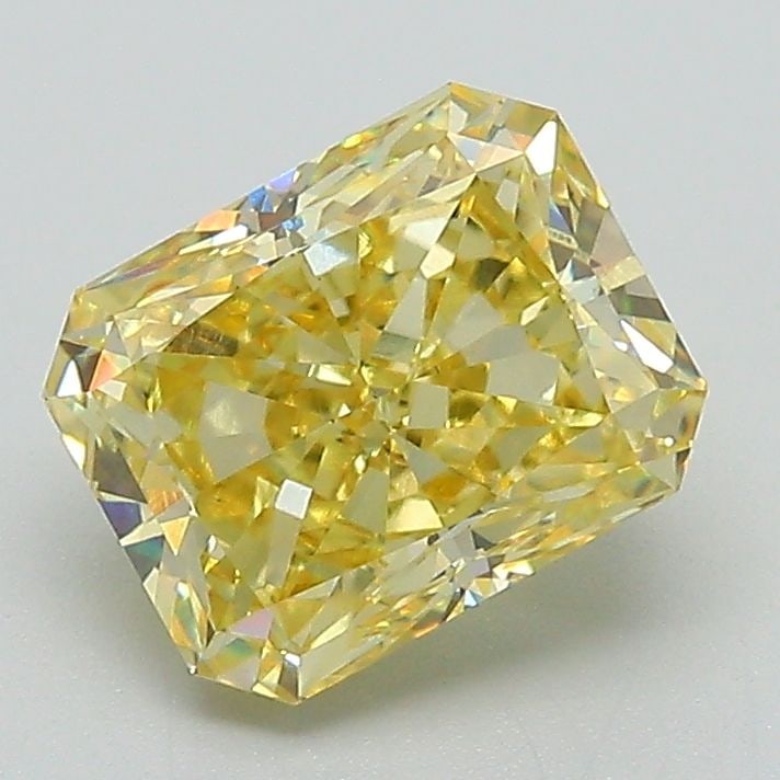 Loose Diamond - RADIANT 2.05ct Fancy Intense Yellow VS1: Loose Diamond - RADIANT 2.05ct Fancy Intense Yellow VS1 Source: This is a real non-mined Diamond that has been grown in a lab Shape: RADIANT Carats: 2.05 Color: Fancy Intense Yellow Certification: IGI