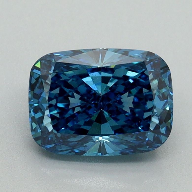 Loose Diamond - CUSHION MODIFIED 1.58ct Fancy Vivid Blue VS1: Loose Diamond - CUSHION MODIFIED 1.58ct Fancy Vivid Blue VS1 Source: This is a real non-mined Diamond that has been grown in a lab Shape: CUSHION MODIFIED Carats: 1.58 Color: Fancy Vivid Blue Certific